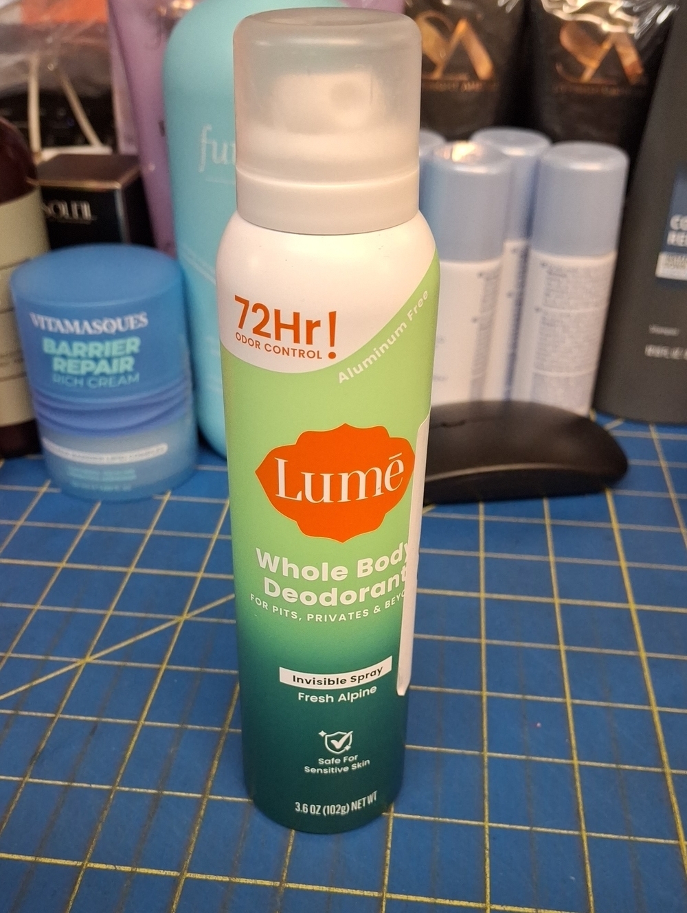 Lume Fresh Alpine Whole Body Deodorant Invisible Spray New 102g